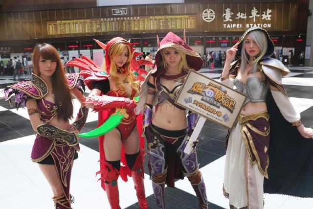 台湾ハースストーンコスプレイヤーズ